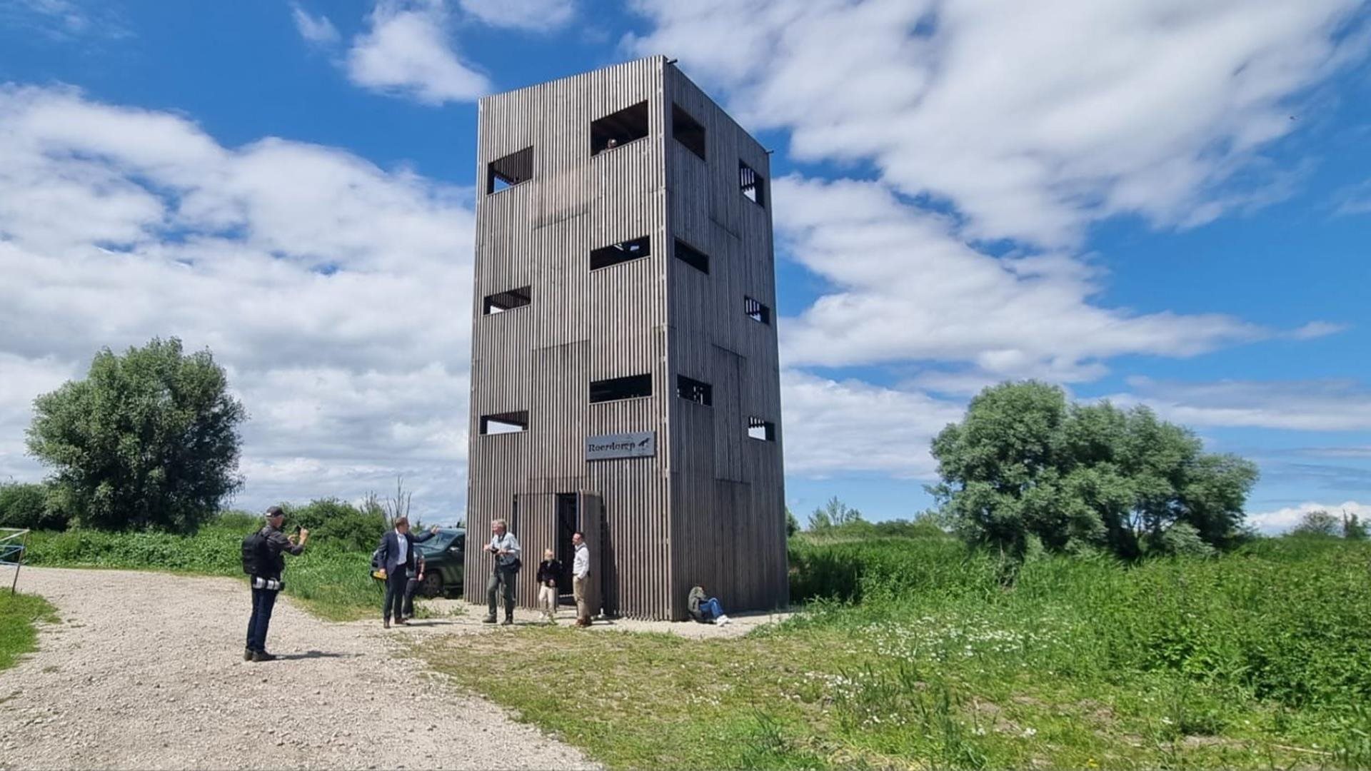 Nieuwe uitkijktoren biedt blik van van boven op Oostvaardersplassen